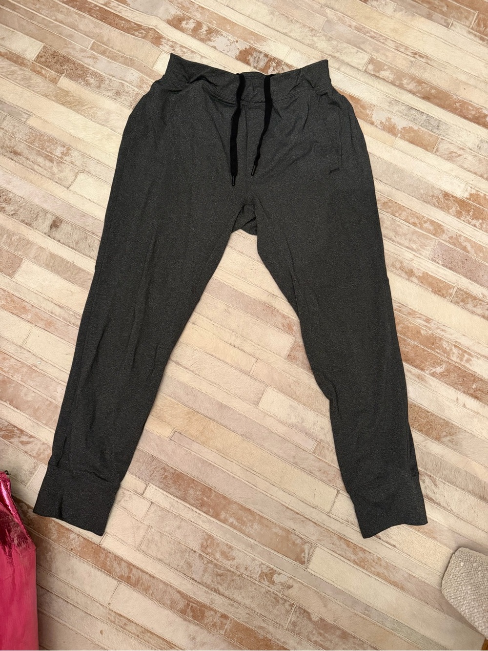 lululemon athletica Charcoal Drawstring Jogger Pants
